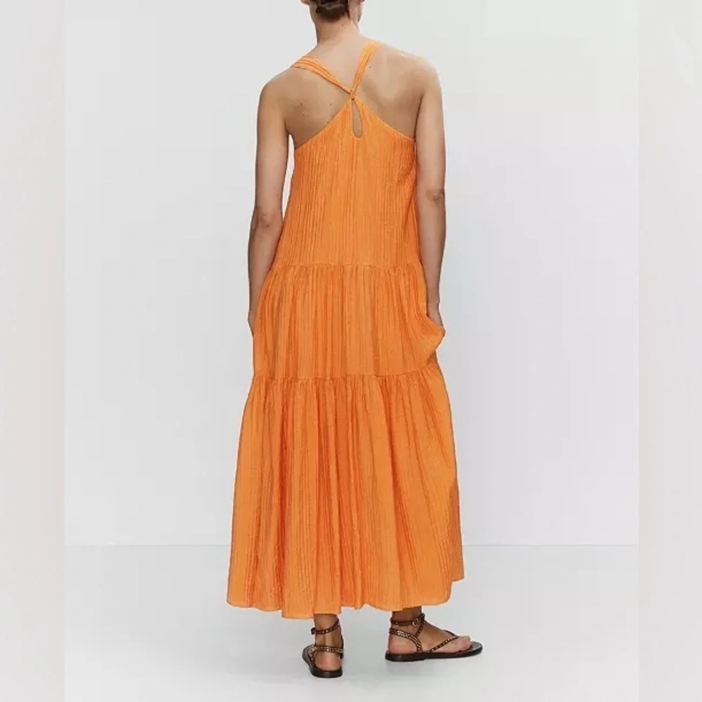 MANGO Women's Textured Skater Dress size 4